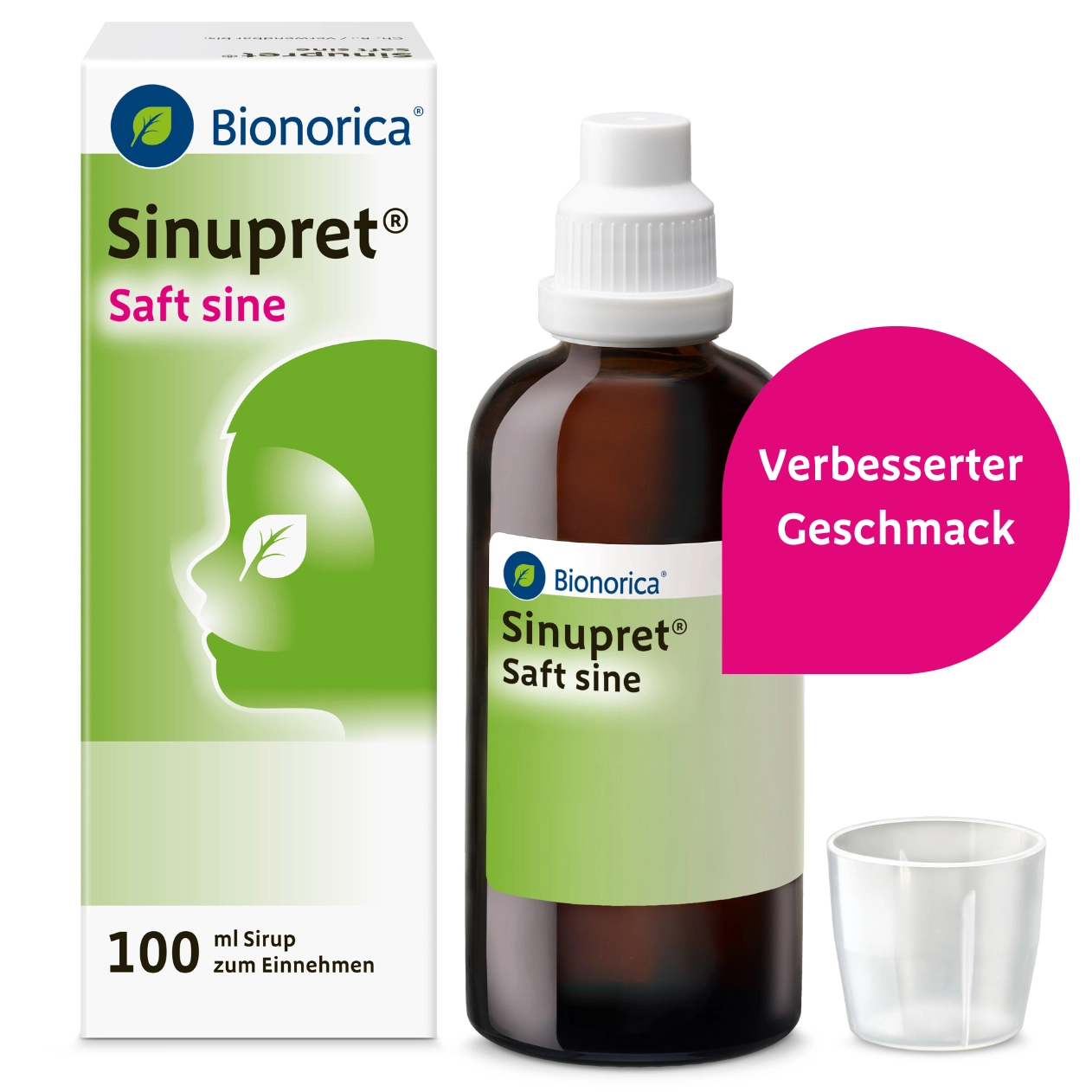 Packshot Sinupret Saft frontal