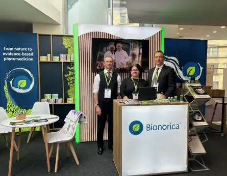 Der Bionorica-Messestand auf dem 16. Kongress der European Society of Gynaecology