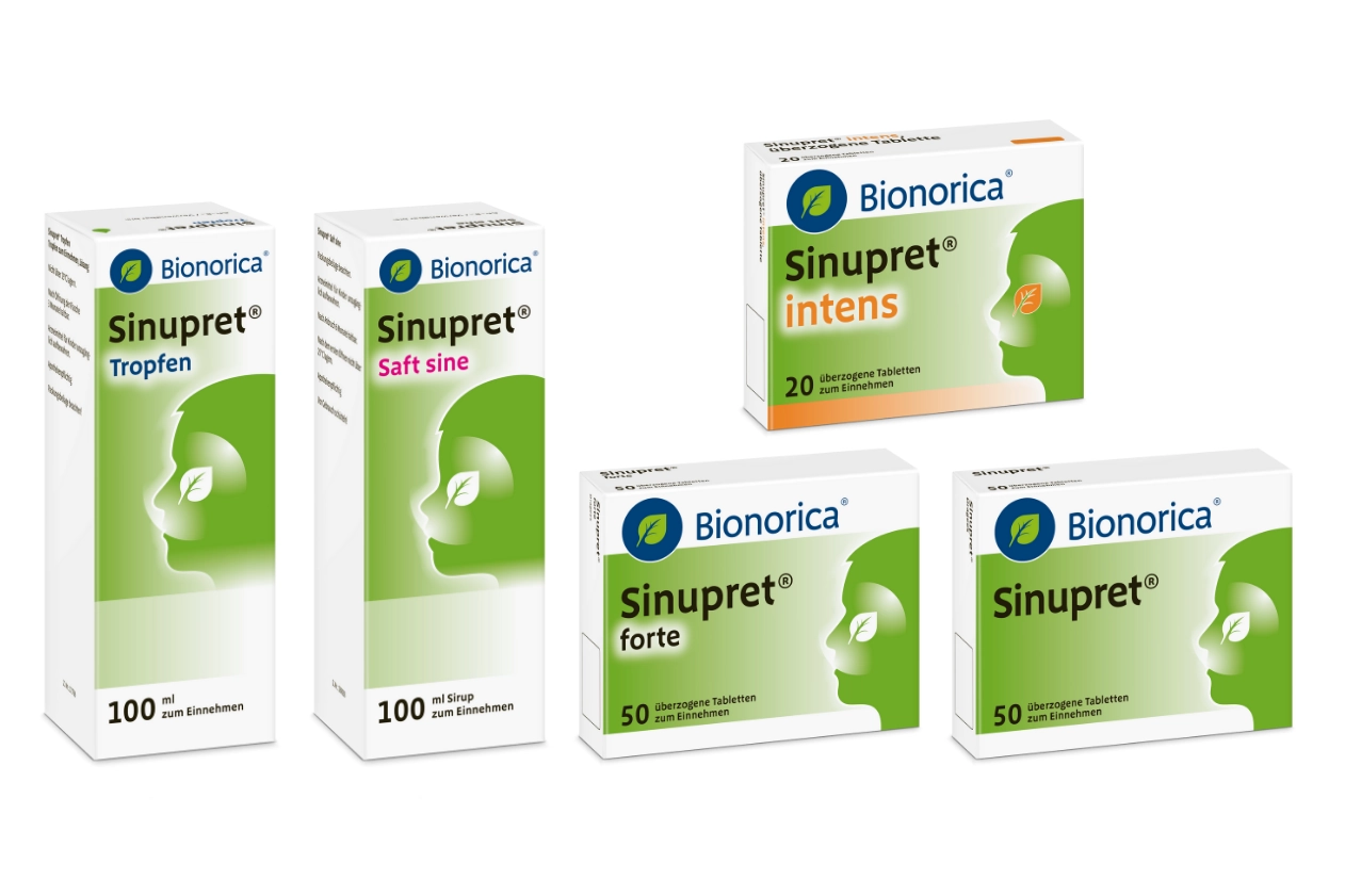 Sinupret Packshots