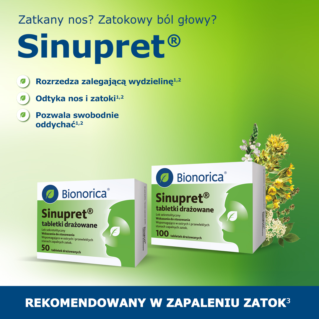 Sinupret tabletki 50 i 100