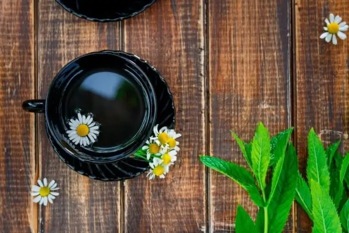 чай с ромашкой и мелиса 