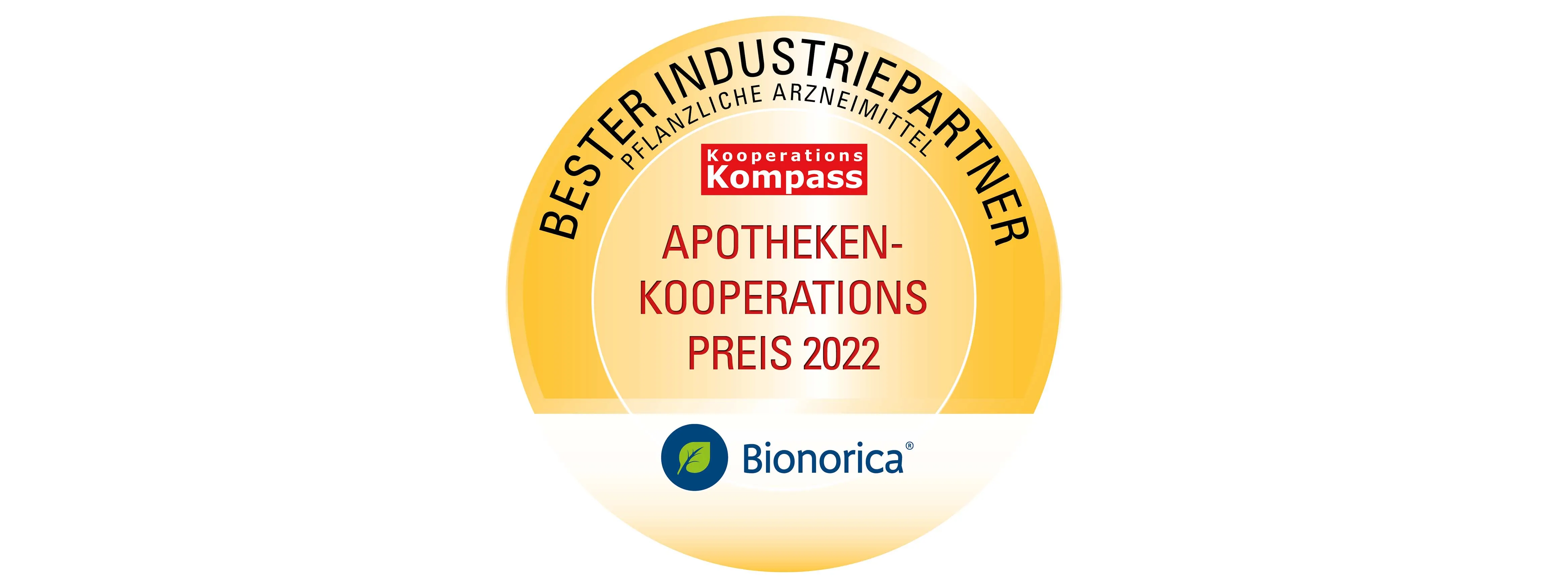 Pharmacy Cooperation Award: "Best Industrial Partner Herbal Medicinal Products" 