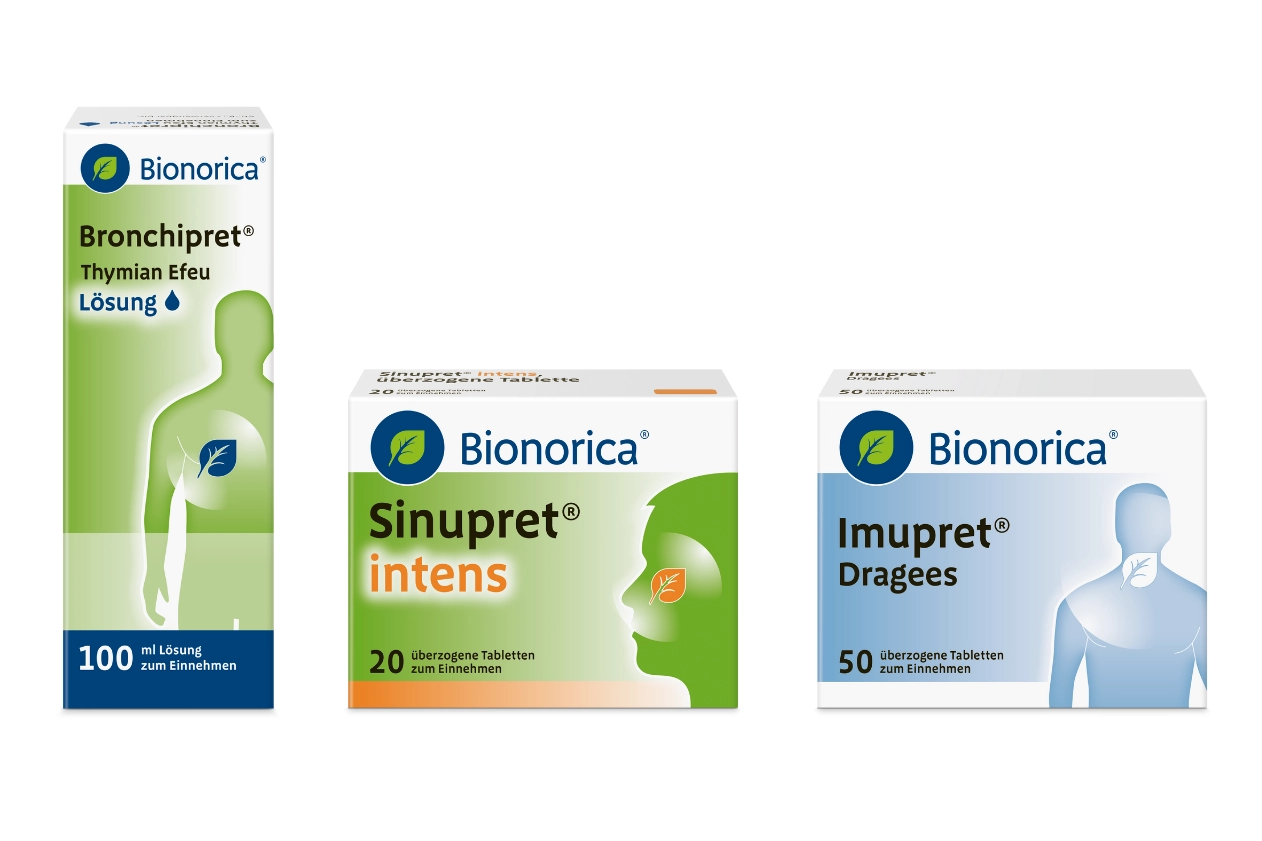 Erkältung Packshots