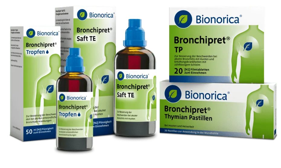Bronchipret Packungsabbildungen Bionorica