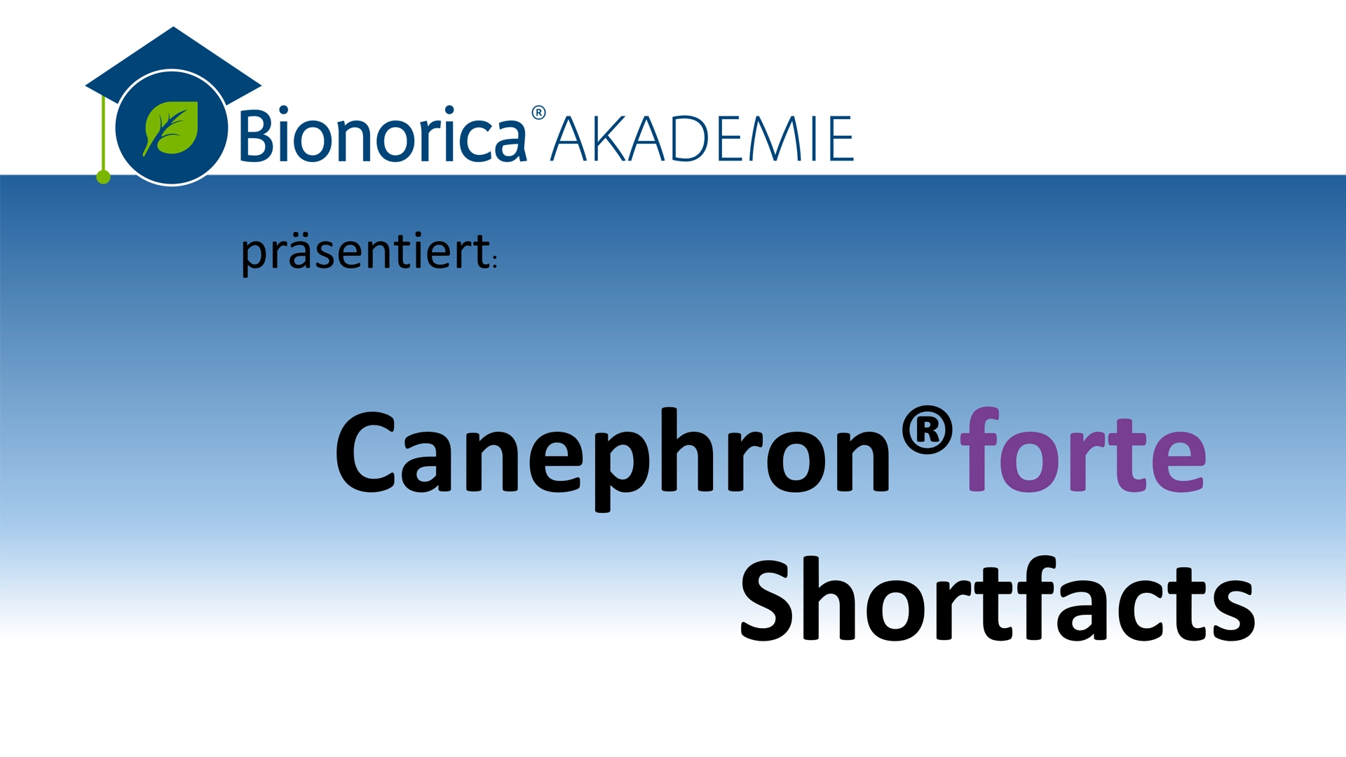 Canephron® Shortfacts
