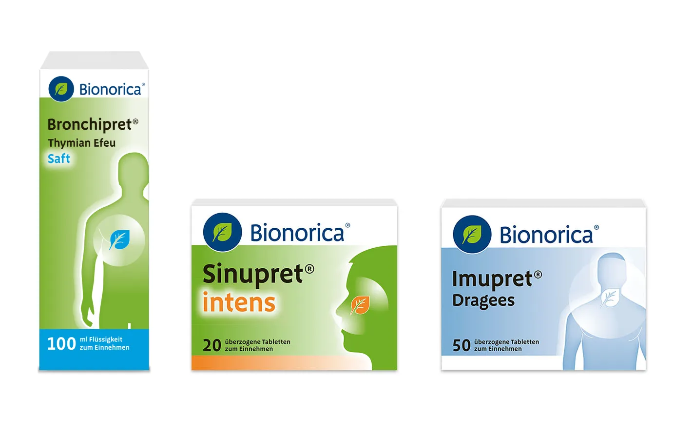 Erkältung Packshots