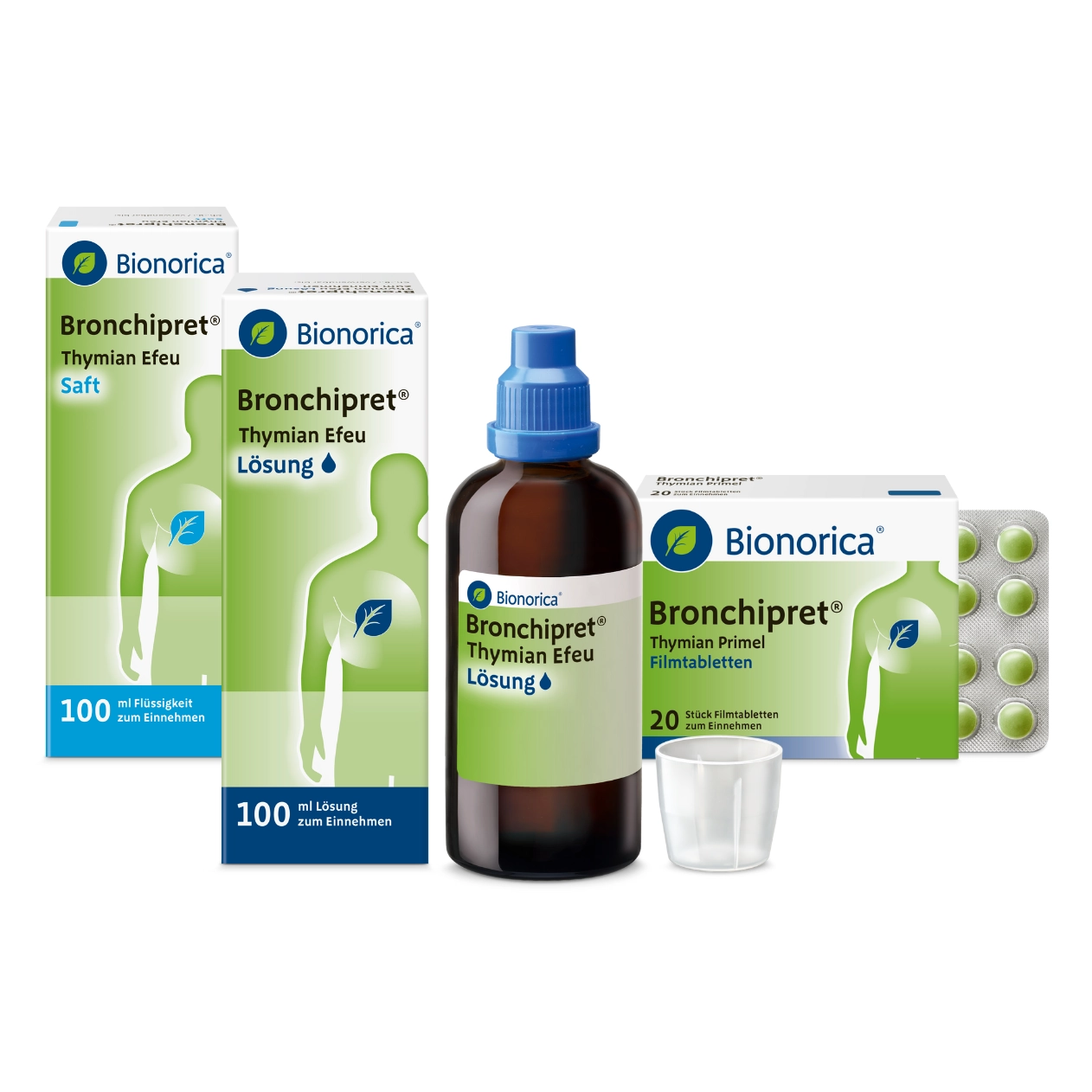 Bronchipret Produktportfolio