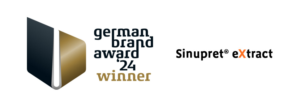 Sinupret<sup>®</sup> eXtract gewinnt zum zweiten Mal den German Brand Award 2024